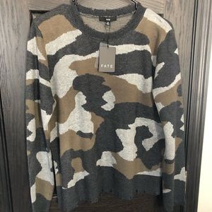 Fate camo sweater Outlet